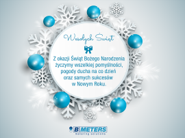 Życzenia bożonarodzeniowe od BMETERS Polska