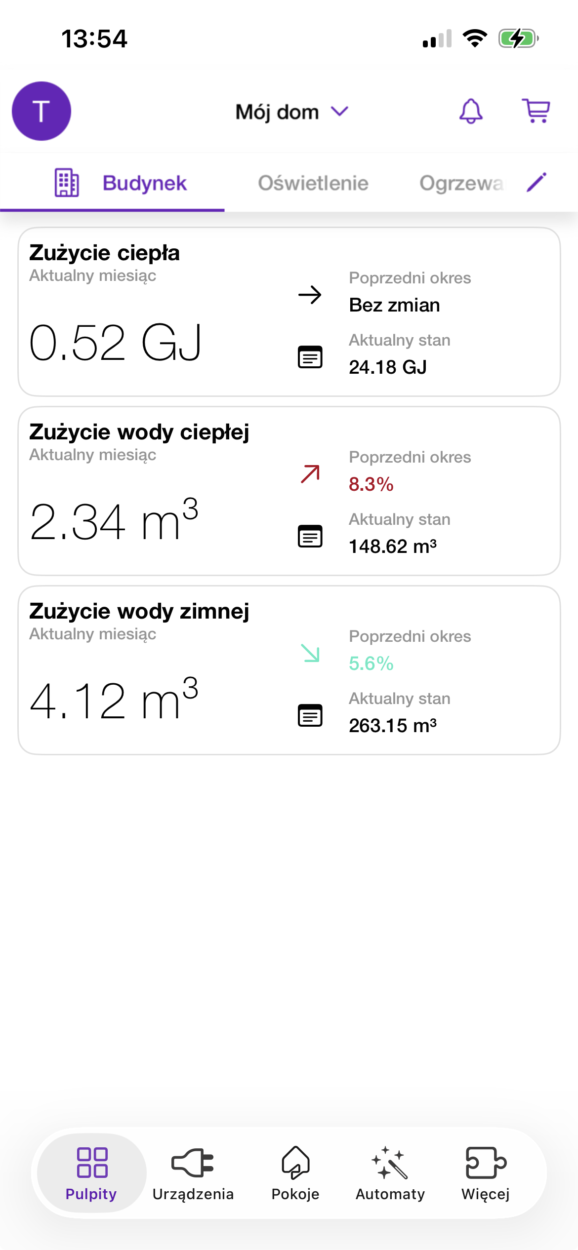 Podgląd aplikacji Appartme — ekran 1