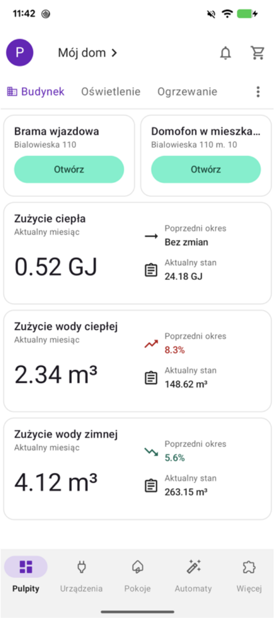Podgląd aplikacji Appartme — ekran 2